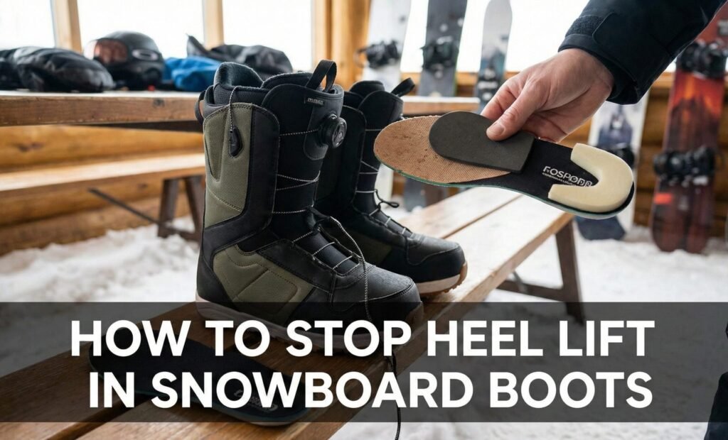 How to stop heel lift in snowboard boots