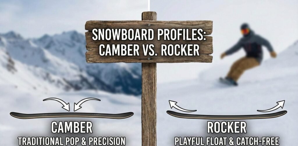 camber snowboard vs rocker
