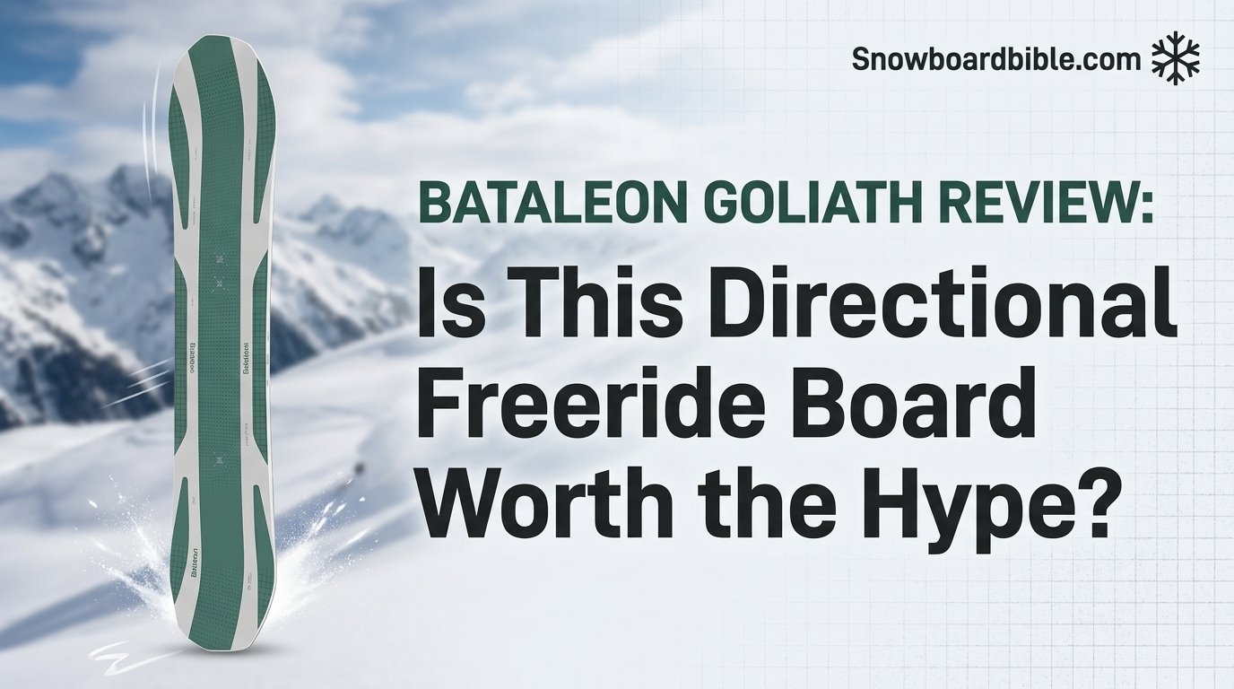 Bataleon Goliath snowboard base and topsheet graphic
